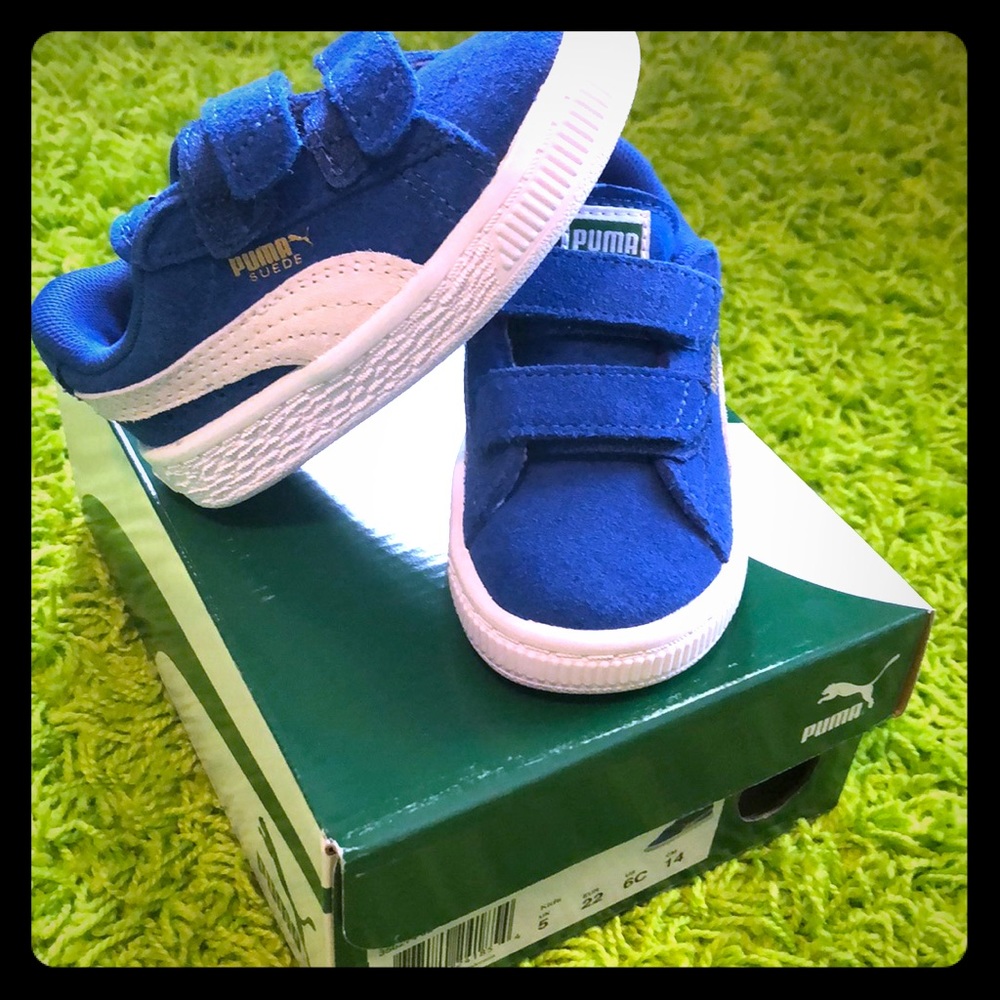 Puma Suede - Blue, New in Box - Size 5
